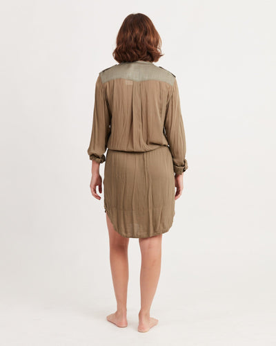 Isabel Marant Étoile Clothing Medium | US 8 I FR 40 Army Green Dress with Pockets