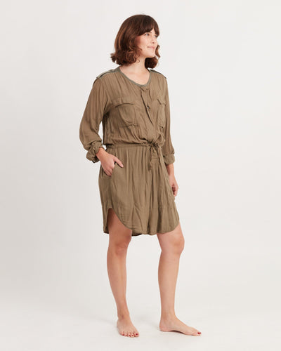 Isabel Marant Étoile Clothing Medium | US 8 I FR 40 Army Green Dress with Pockets
