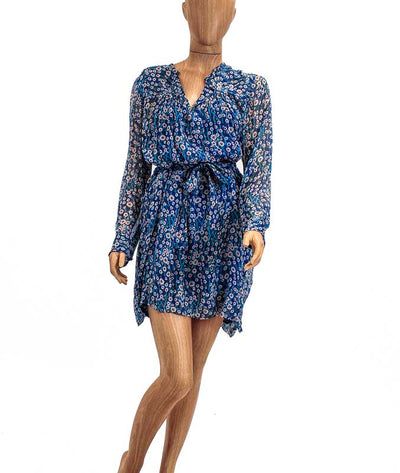 Isabel Marant Étoile Clothing Medium | US 8 I FR 40 Printed Silk Belted Dress