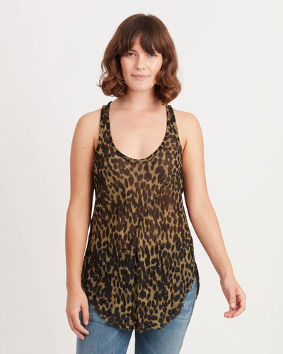Isabel Marant Étoile Clothing Medium | US 8 I FR 40 Sheer Leopard Print Tank