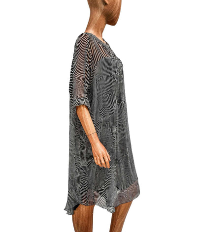 Isabel Marant Étoile Clothing Medium | US 8 I FR 40 Sheer Printed Dress with Black Slip