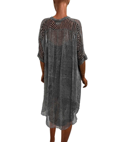 Isabel Marant Étoile Clothing Medium | US 8 I FR 40 Sheer Printed Dress with Black Slip