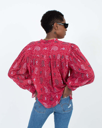 Isabel Marant Étoile Clothing Small | IT 36 Sheer Printed Blouse