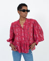 Isabel Marant Étoile Clothing Small | IT 36 Sheer Printed Blouse