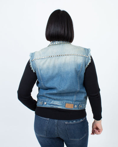 Isabel Marant Étoile Clothing Small | US 4 I FR 36 Studded Denim Vest