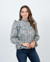 Isabel Marant Étoile Clothing Small | US 4 l FR 36 Linen Ruffle Blouse