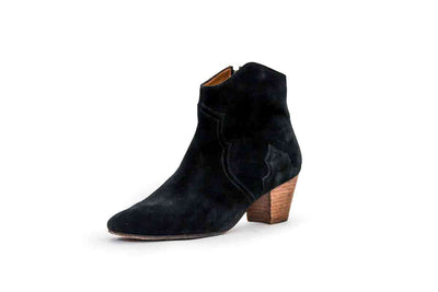 Isabel Marant Étoile Shoes Medium | US 8 I FR 39 Black Suede Dicker Boots