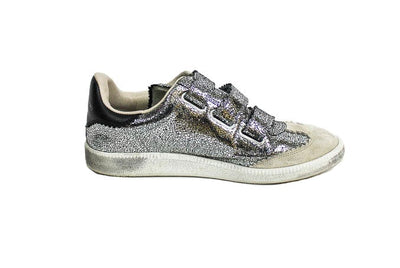 Isabel Marant Shoes Medium | US 8 I FR 38 Metallic "Beth" Velcro Sneaker
