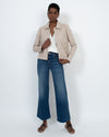 J Brand Clothing Small Beige Button Down Jacket