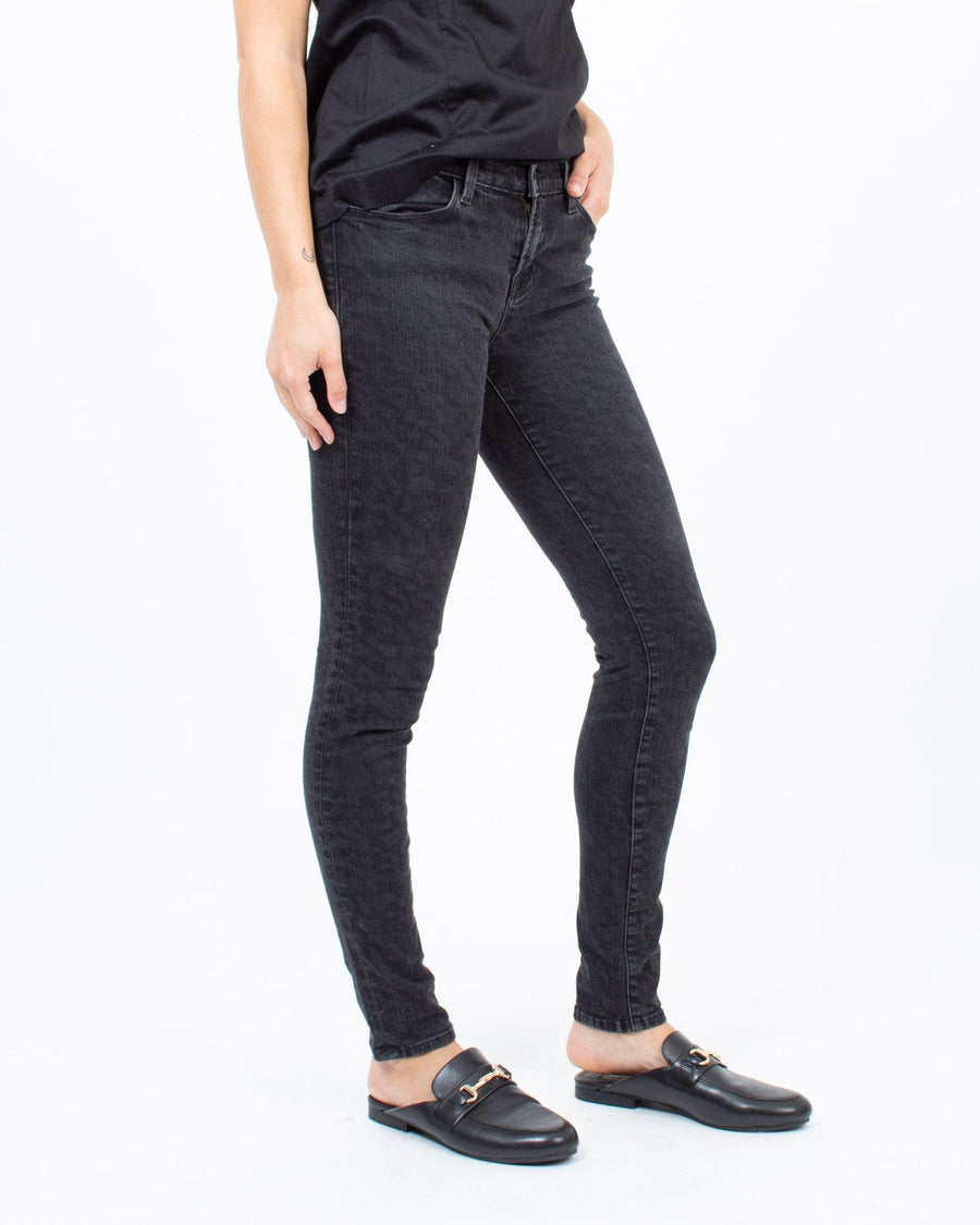 J Brand Clothing Small | US 26 "Super Skinny Blk Leopard" Jeans