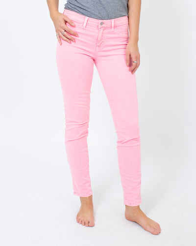 Risen Pink Straightleg Jeans – Social Threads