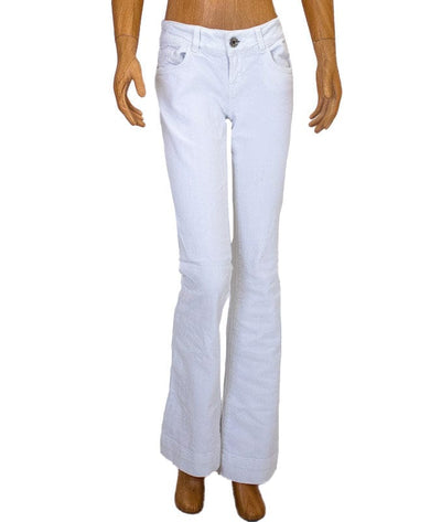 J Brand Clothing XS | US 24 "Love Story" White Flared Jeans