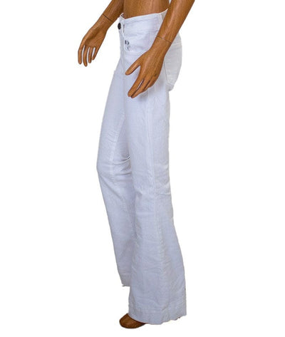 J Brand Clothing XS | US 24 "Love Story" White Flared Jeans