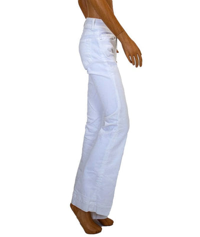 J Brand Clothing XS | US 24 "Love Story" White Flared Jeans