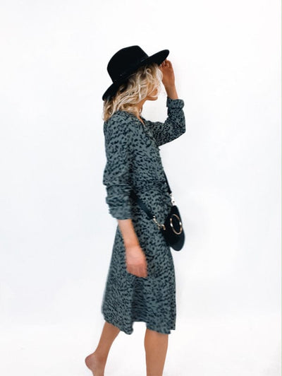 Jak & Rae Clothing Medium Long Sleeve "Nordica" Dress