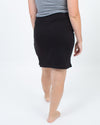 James Perse Clothing Large Black Drawstring Mini Skirt