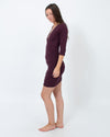 James Perse Clothing Medium | US 6 V-Neck Overlap Dress