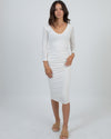 James Perse Clothing Small "Classic V-Neck Skinny" Dress
