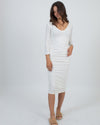 James Perse Clothing Small "Classic V-Neck Skinny" Dress