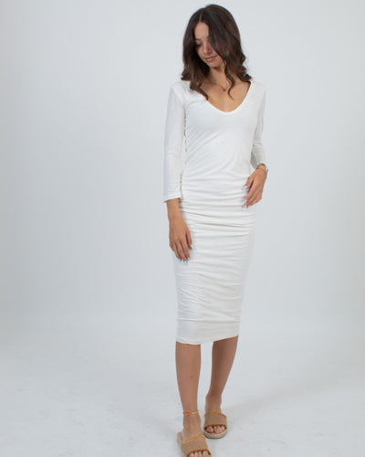 James Perse Clothing Small "Classic V-Neck Skinny" Dress