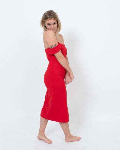 Jay Godfrey Clothing Medium | US 6 Red Cocktail Dress