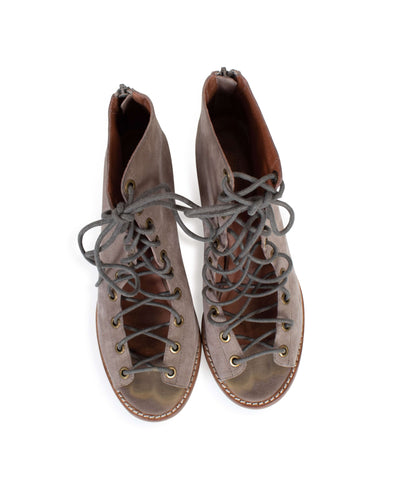 Jeffrey Campbell Shoes Medium | 8 "Cors" Lace Up Peep Toe Bootie