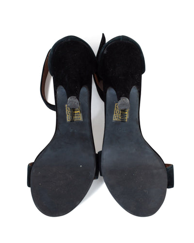 Jeffrey Campbell Shoes Small | US 7.5 Black Velvet Heels