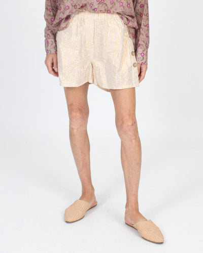 Jen's Pirate Booty Clothing Small Metallic Striped Shorts
