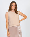 Jenni Kayne Clothing Large Silk Cropped Sleeveless Top