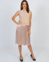 Jenni Kayne Clothing Large Silk Cropped Sleeveless Top