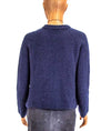 Jenni Kayne Clothing Small Navy Cashmere Pullover Sweater