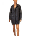 JET John Eshaya Clothing Small | Petite Wool Peacoat
