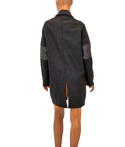 JET John Eshaya Clothing Small | Petite Wool Peacoat