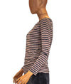 JET John Eshaya Clothing Small Striped Boatneck Tee