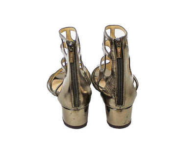Jimmy Choo Shoes Large | US 9 I IT 39 Low-Heel Metallic Gladiator Sandals