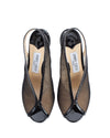 Jimmy Choo Shoes Medium | US 8.5 I IT 38.5 Patent Mesh Peep-Toe