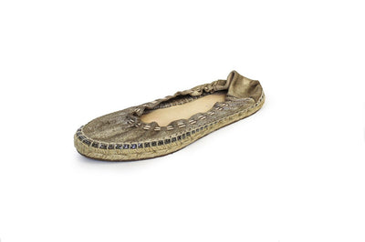 Jimmy Choo Shoes Medium | US 8 I IT 38 Metallic Espadrille Flats