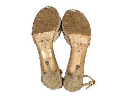 Jimmy Choo Shoes Medium | US 8 Suede Ankle Strap Heel