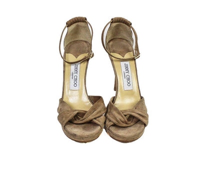 Jimmy Choo Shoes Medium | US 8 Suede Ankle Strap Heel