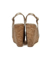 Jimmy Choo Shoes Medium | US 9 I IT 39 Neutral Patent Leather Slingback Wedges
