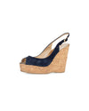 Jimmy Choo Shoes Small | US 37 Suede Slingback Wedge