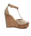 Jimmy Choo Shoes XS | US 5 I IT 35 Tan Patent Leather Wedges