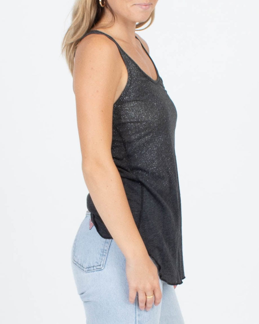 Joe's Jeans Clothing Small Ombre Sparkle Tank