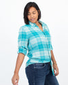 Joe's Jeans Clothing Small Plaid Button Down