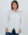 Joe's Jeans Clothing Small Studded Button Down