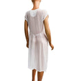 Johnny Was Clothing Small Sheer Embroidered Summer Dress