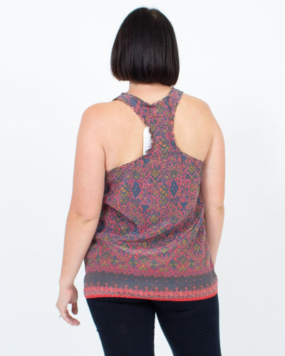 Joie Clothing Medium Printed Silk Tank