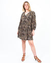 Joie Clothing Medium Silk Printed Long Sleeve Dress