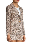 Joie Clothing Medium | US 6 "Anilah" Leopard Print Linen Blazer