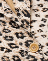 Joie Clothing Medium | US 6 "Anilah" Leopard Print Linen Blazer